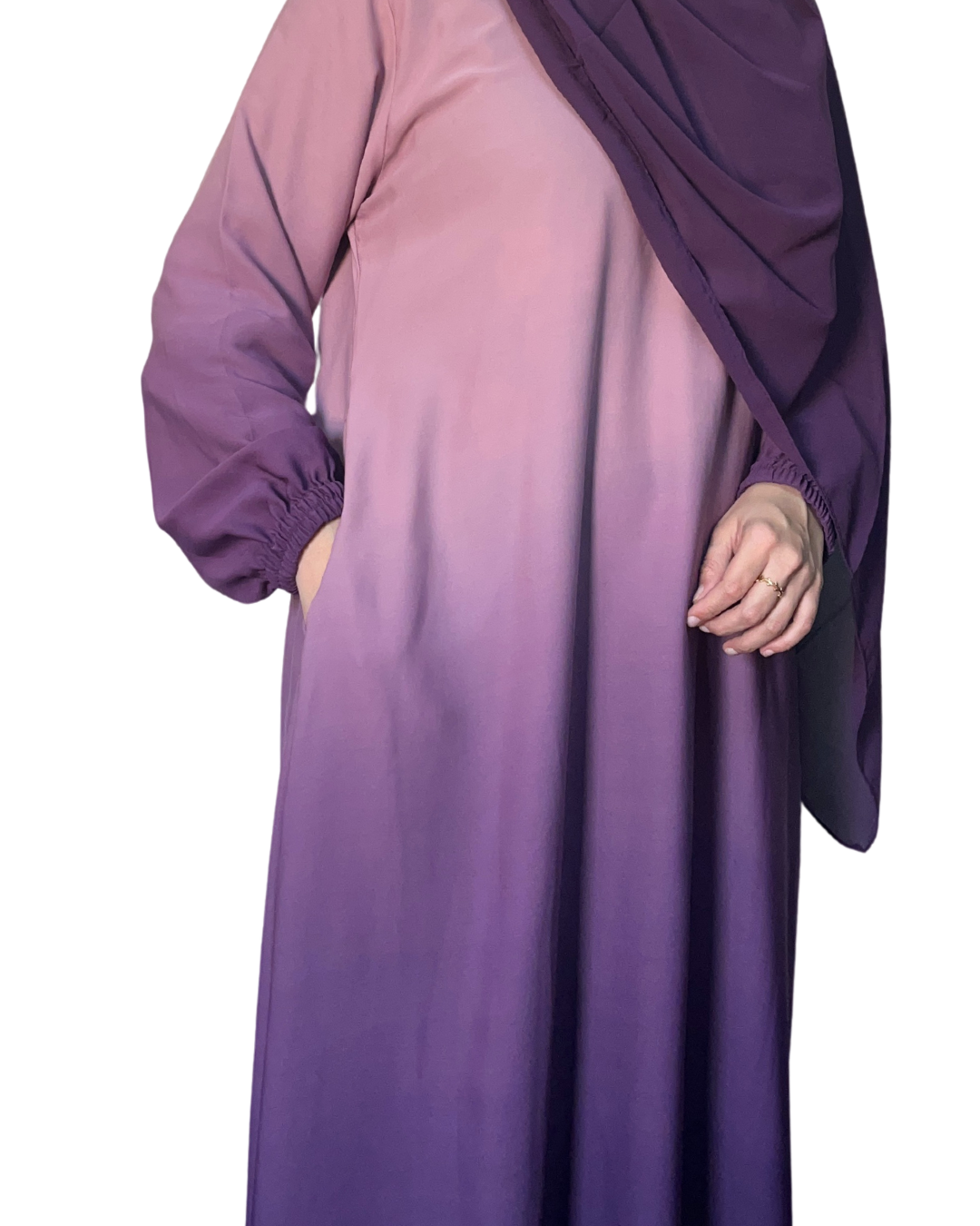 Lavender Ombre Abaya