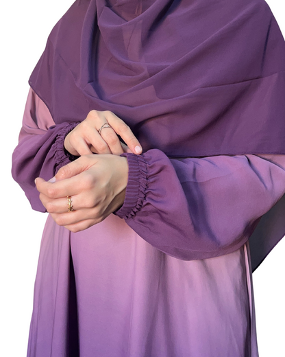 Lavender Ombre Abaya