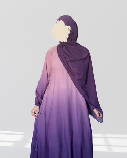 Lavender Ombre Abaya